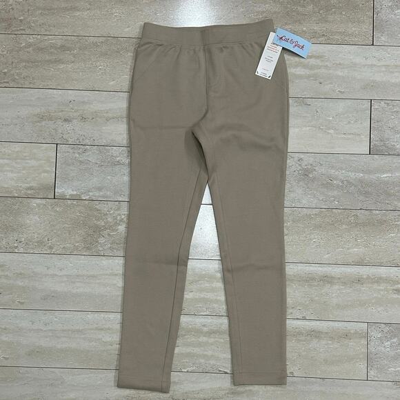 Cat & Jack Girls Khaki Pants 10/12 - Picture 3 of 7